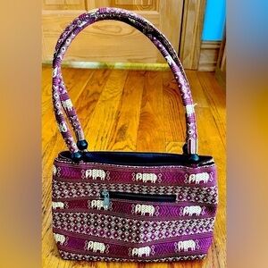 Handmade Gold Elephant Purse Alabama Crimson Tide Republican Thailand Asia Gift